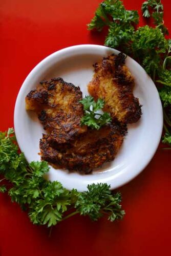 Spaghetti Squash Latkes Recipe